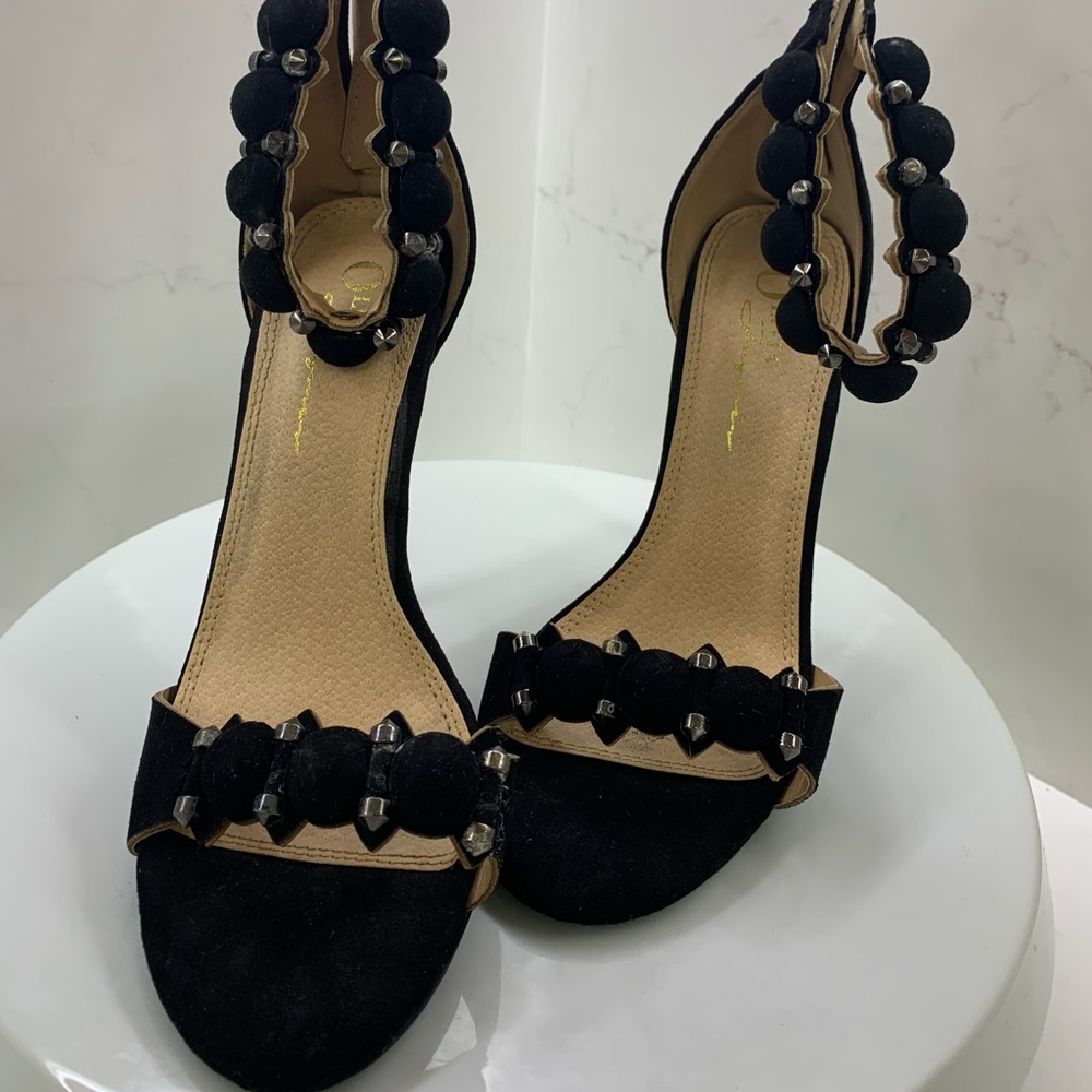 Olivia Jaymes black stiletto heels size 5 1/2